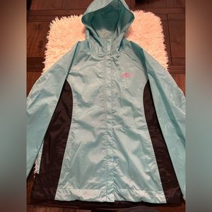 Grundens Women’s Teal and Black Waterproof Rain Jacket